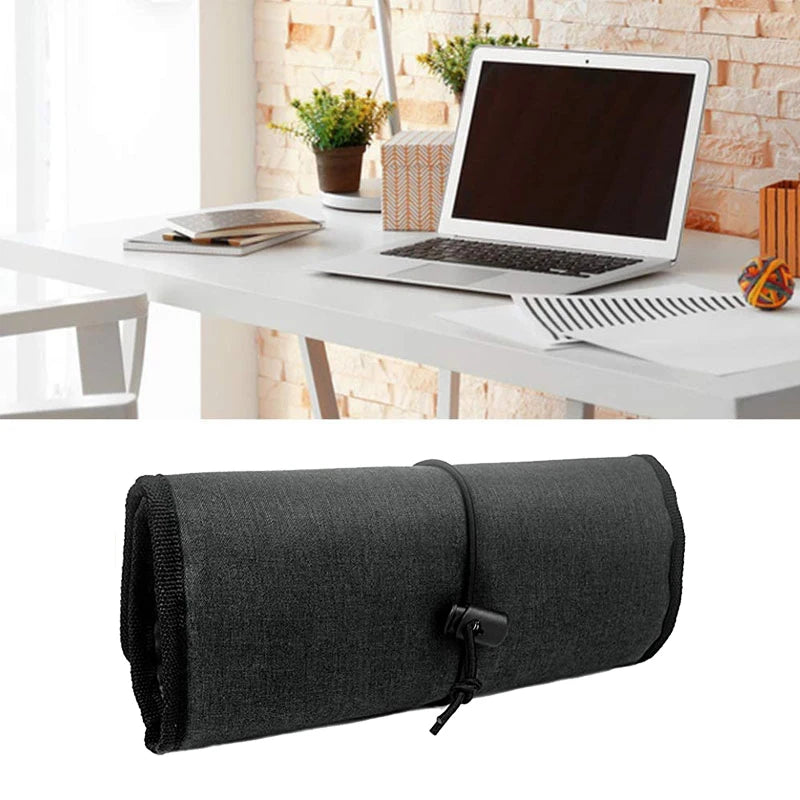 Travel Organizer Electronic Accessory Pack, Tool Carrying Case Storage Bag For Charger Usb Sd Memory Card Flash Hard Drive